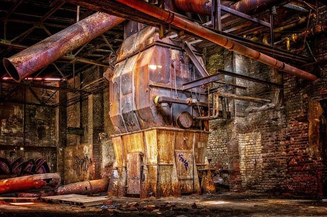 old factory blast furnace needs replacement