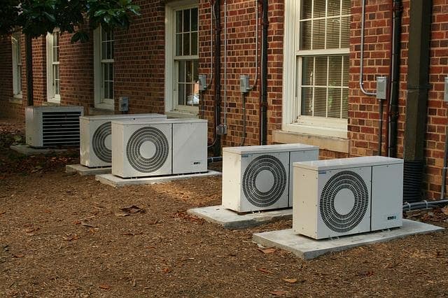 Out door condensers for a ductless ac system